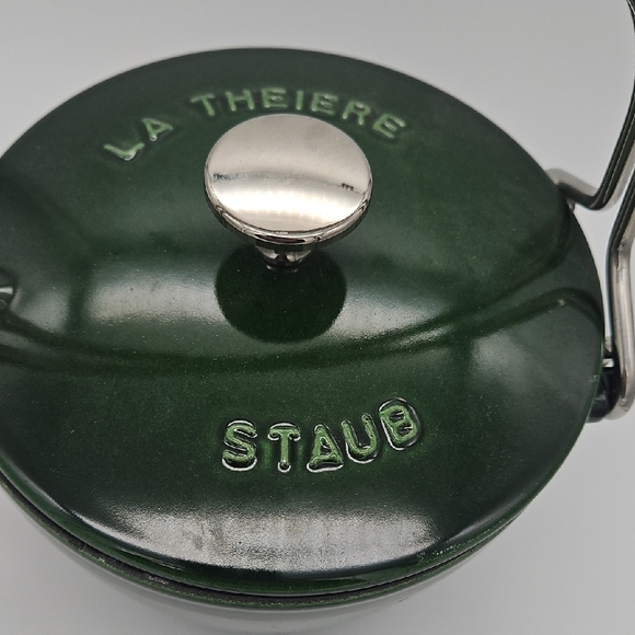 Staub Forest Green Cast Iron Teapot - Picture 2 of 4